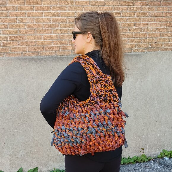 large summer beach bag crochet handmade oversized - Picture 6 of 7